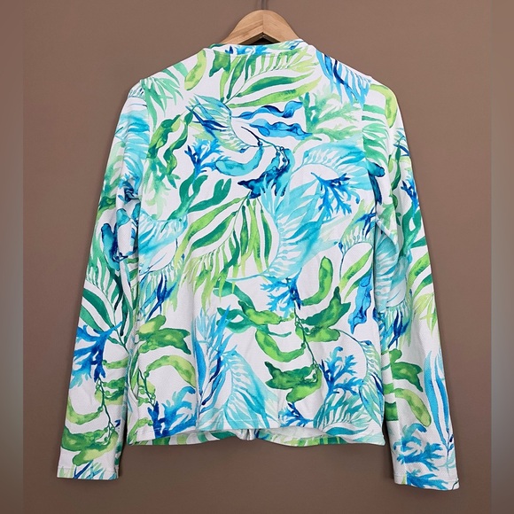 {Tommy Bahama} Island Cays Seafrond Rashguard & Swim Skort - Womens Small - Picture 5 of 16